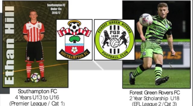 Ethan Hill — Southampton FC & Forest Green Rovers FC